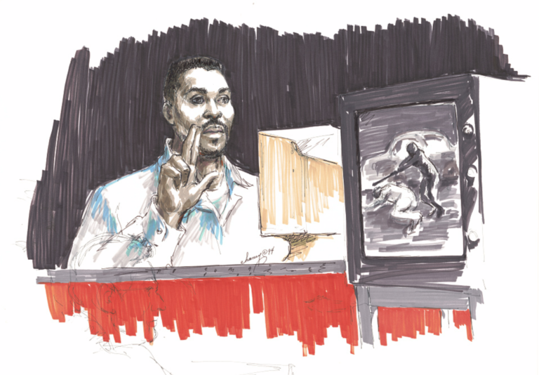 Rodney King Beating Was 30 Years Ago Today; Courtroom Sketches Now at Library | Library of Congress Blog