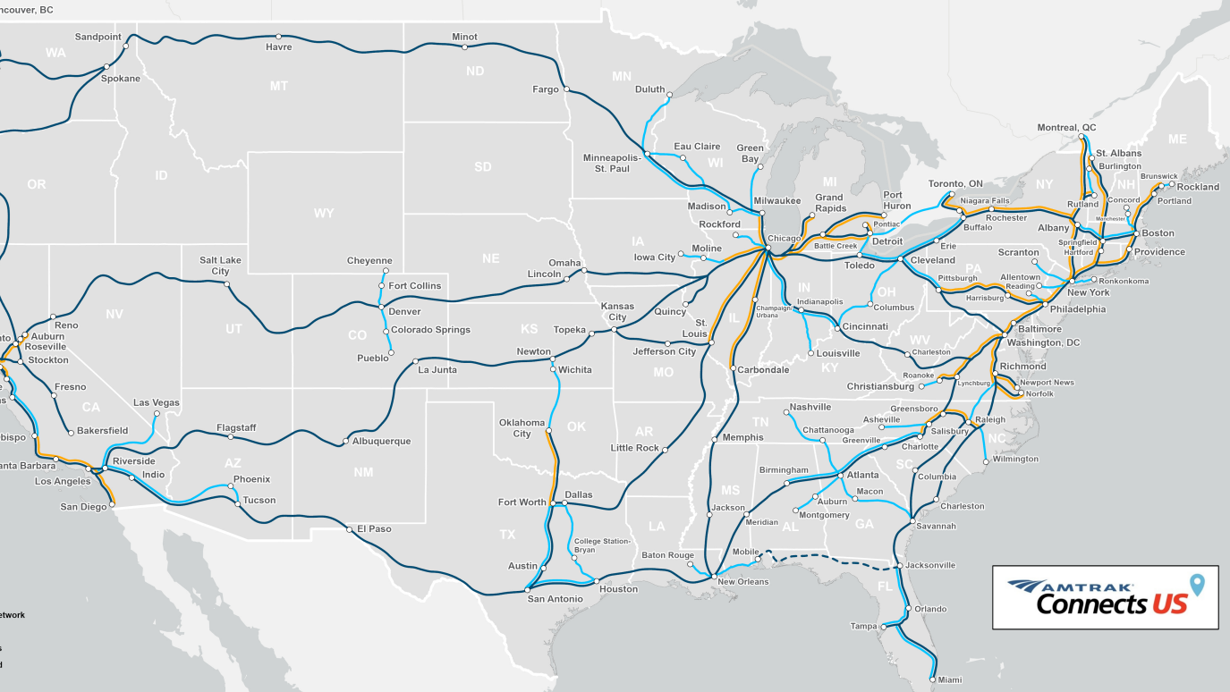 Biden infrastructure plan: Amtrak vows new routes. Here’s where