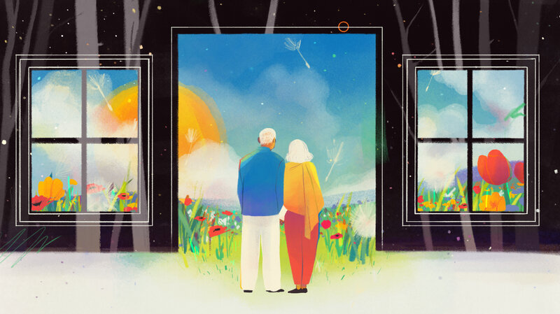 COVID Lockdown Sent A Doctor’s Elderly Parents Spiraling. Here’s What Helped : Shots – Health News : NPR