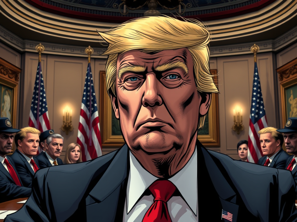 “Bloated, fat and disgusting”: Trump paints bleak picture of United States in first Cabinet meeting