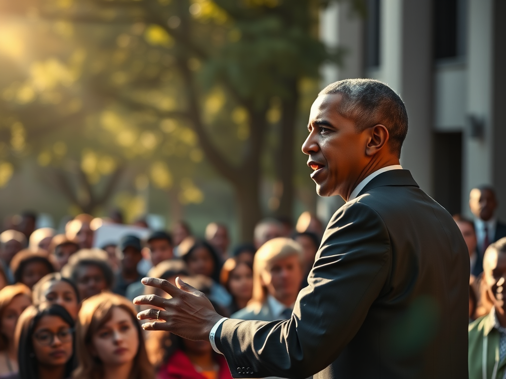 Obama calls on citizens, colleges and law firms to resist Trump agenda