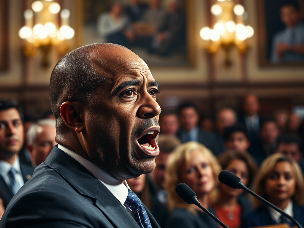 “Our Nation Is In Crisis” – Cory Booker – Liza Donnelly – April 1, 2025