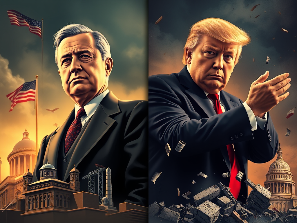 : What FDR built, Trump wants to tear down