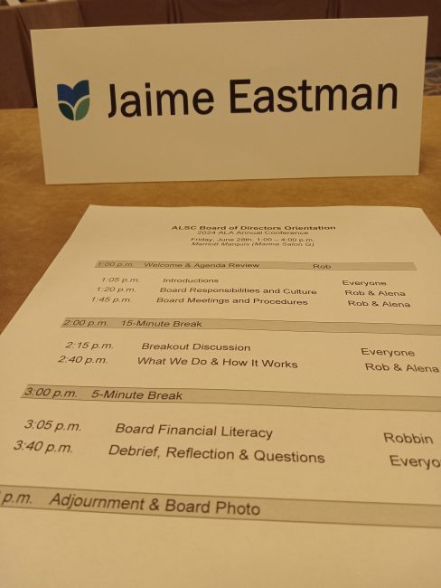 My ALSC Board Lessons: Growth, Service and Leadership