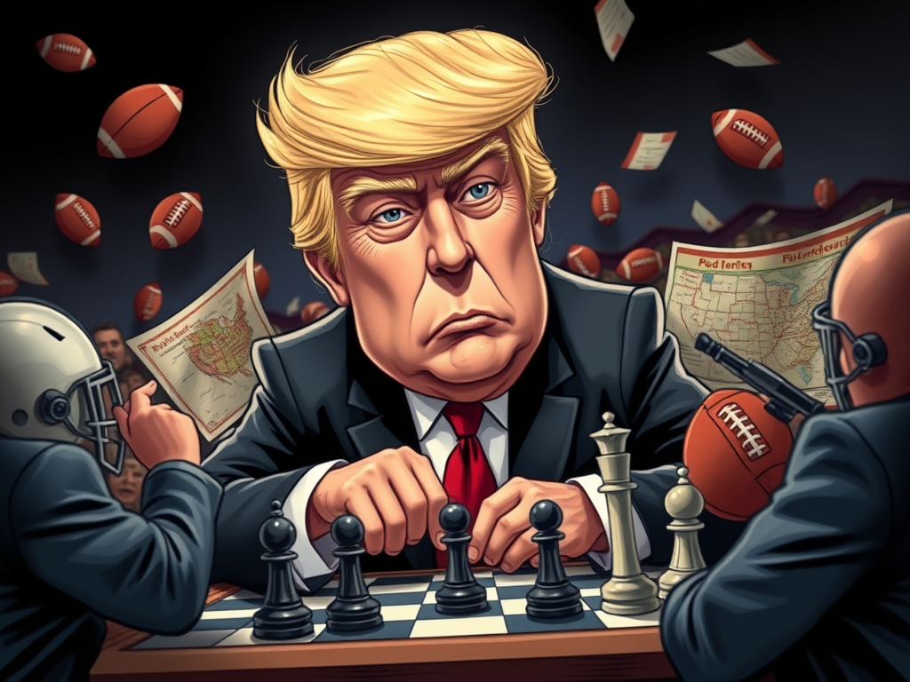 Seeing Things – Trump’s Games – by Liza Donnelly – July 21, 2025