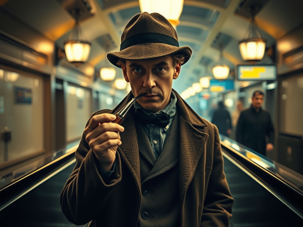The Escalator Is Down — And Sherlock Holmes Is on It! – I Hear of Sherlock Everywhere