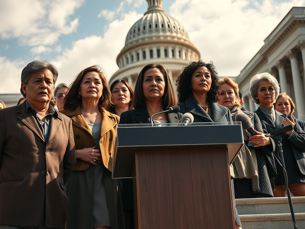 Epstein Victims To Speak – by Liza Donnelly