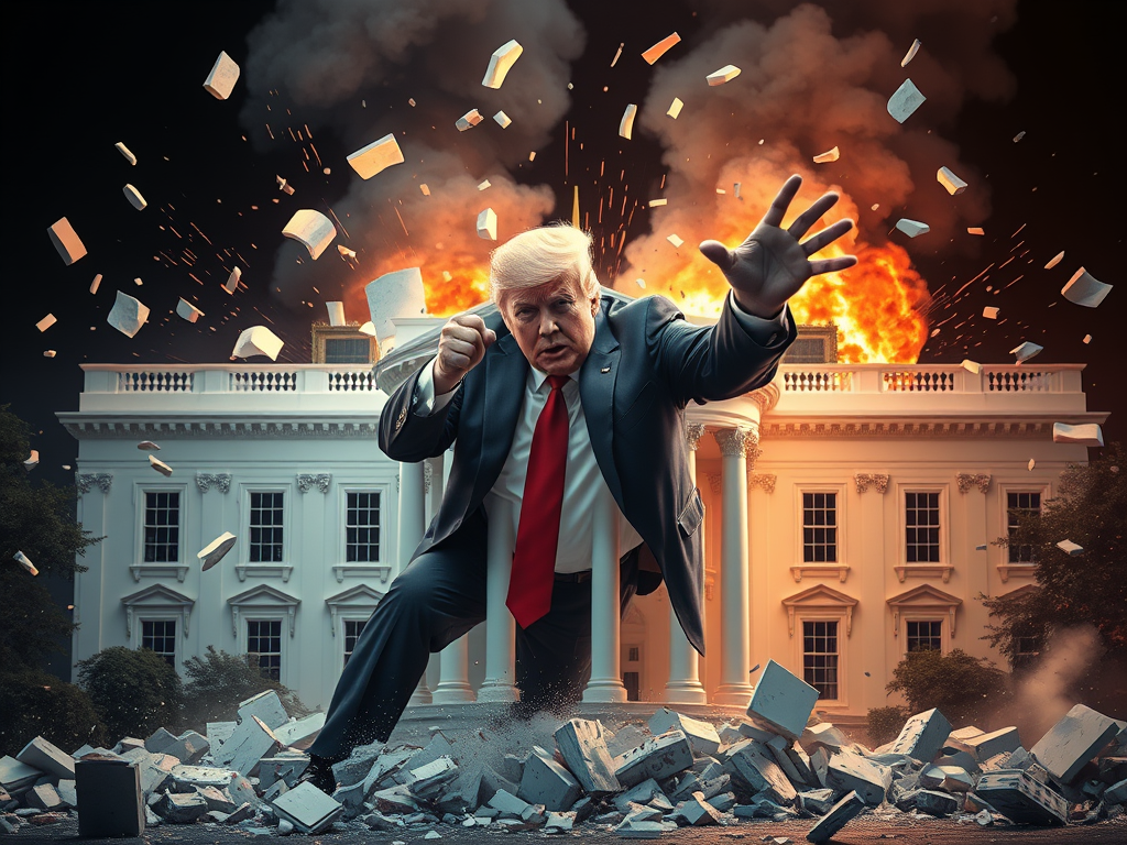 Trump (Literally) Destroys White House – Crooked Media