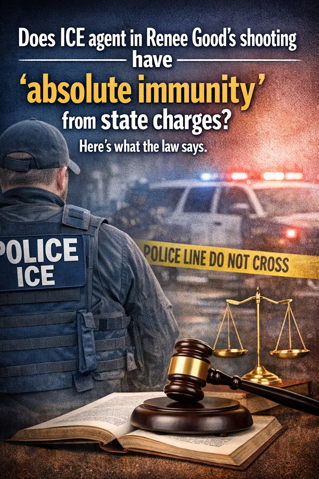 Does ICE agent in Renee Good’s shooting have “absolute immunity” from state charges? Here’s what the law says – CBS News