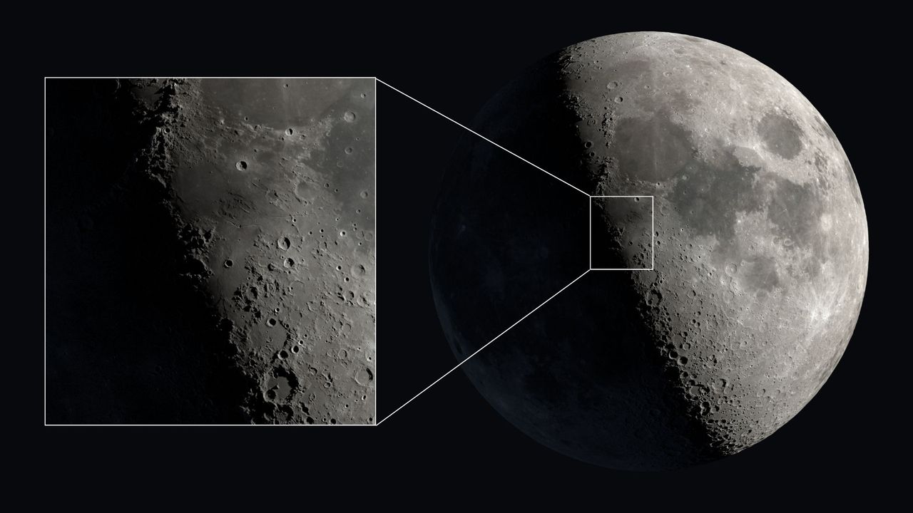 Massive ‘X’ and ‘V’ shapes will appear on the moon tonight — here’s how to see them